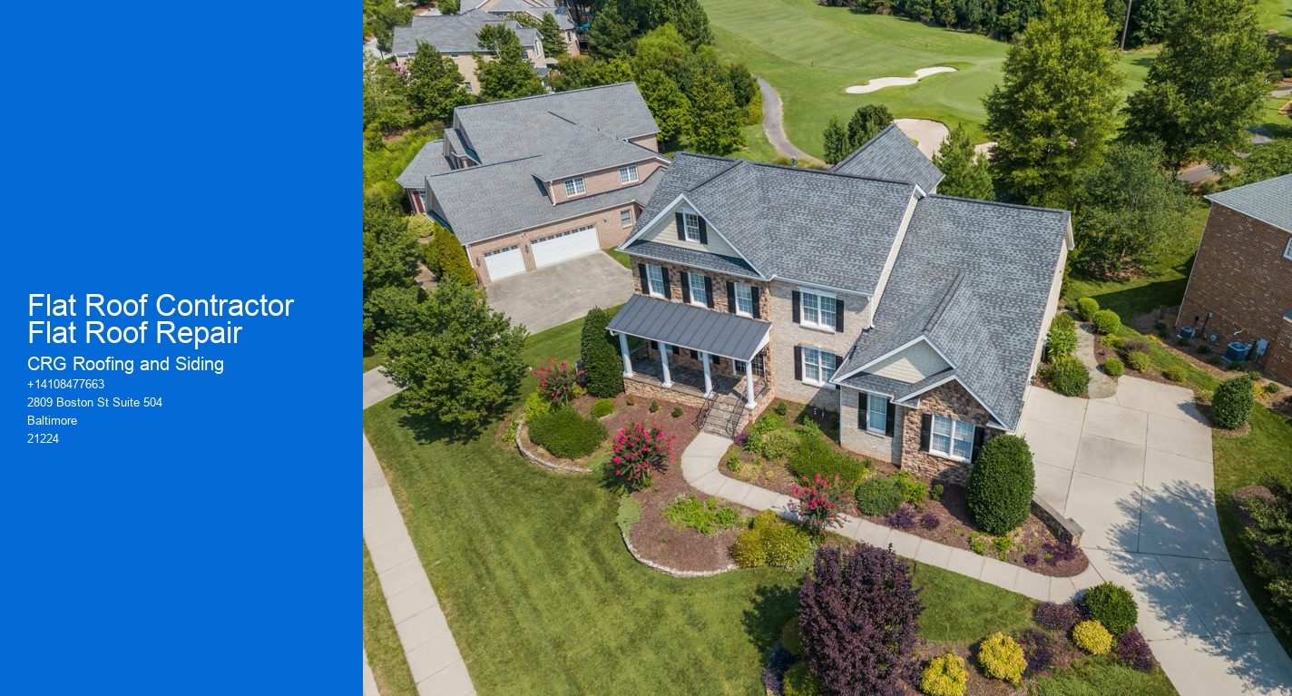 Flat Roof Contractor Flat Roof Repair