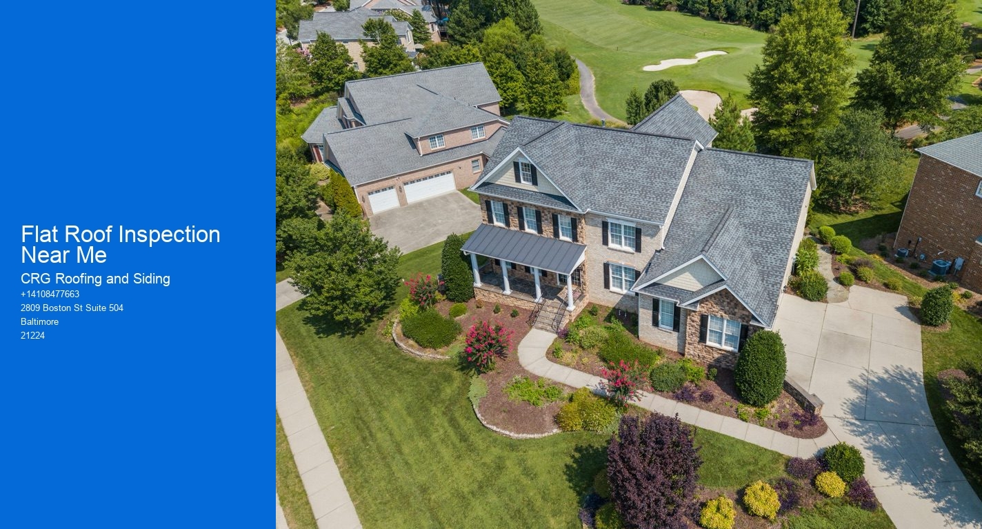 Flat Roof Inspection Near Me